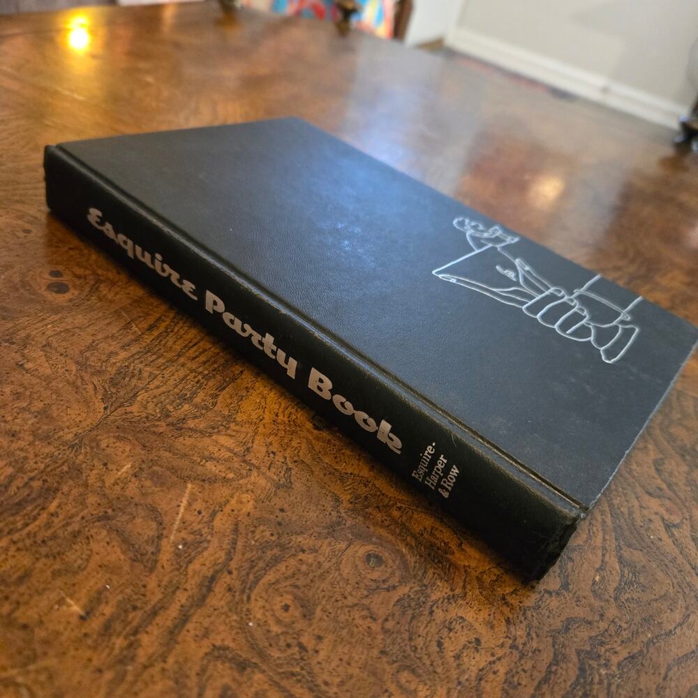 Vintage 1965 Esquire Party Book Hardcover Seymour Chwast Mid-Century Modern MCM